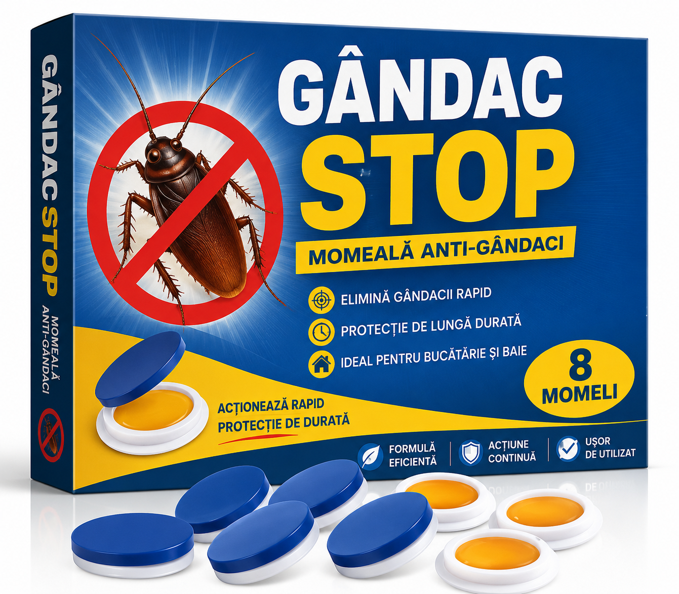 Capcane pentru gandacii de bucatarie