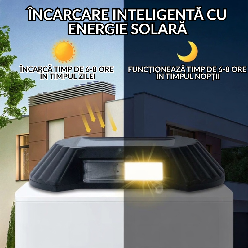 Lampă solară scoică