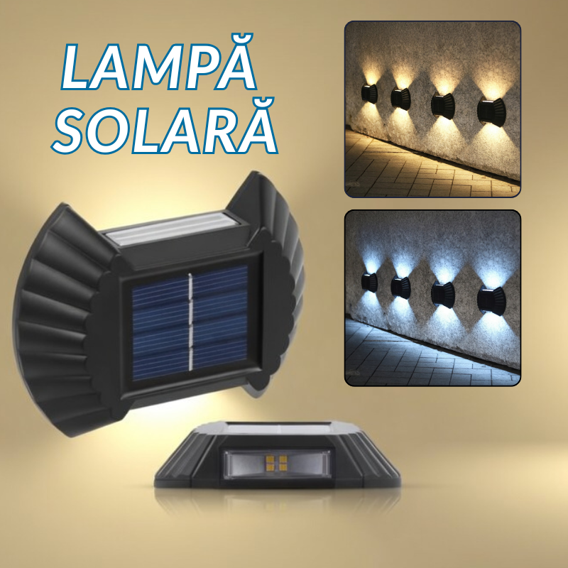 Lampă solară scoică